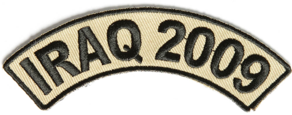 Iraq 2009 Rocker Patch