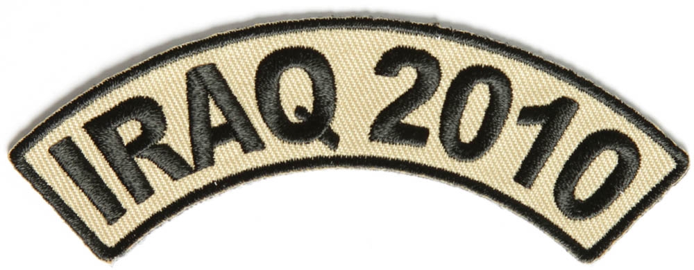 Iraq 2010 Rocker Patch