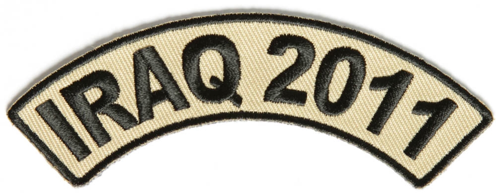 Iraq 2011 Rocker Patch