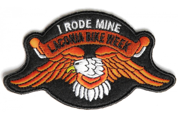 Laconia I Rode Mine Orange Eagle Patch