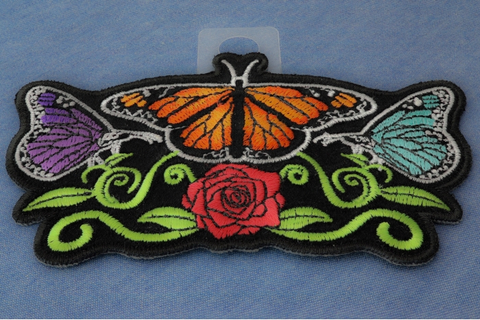 Butterflies and Flower Ladies Patch diagonal view