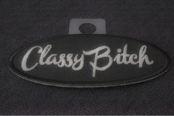 Classy Bitch Patch diagonal view