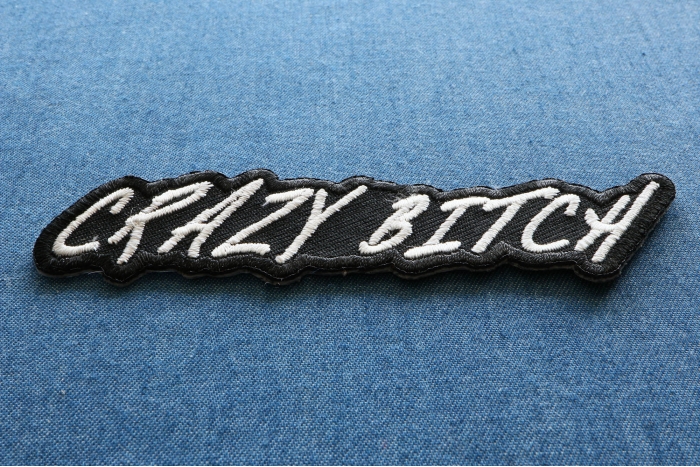 Crazy Bitch Patch diagonal view