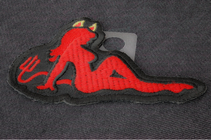 Devil Girl Patch diagonal view