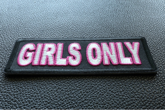 Girls Only Patch diagonal view