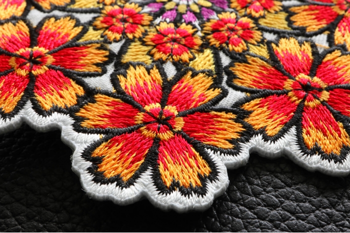 Kaleidoscope Flowers Patch Kaleidoscope Flowers Patch diagonal view