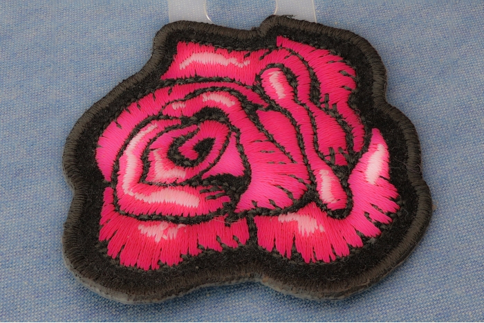 Pink Rose Patch diagonal view