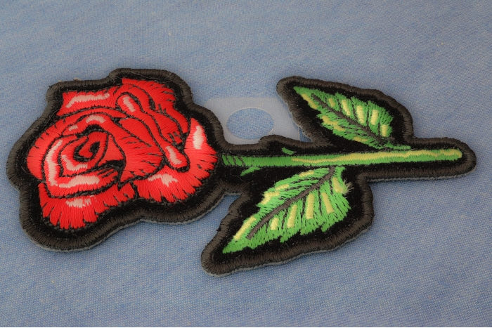 Red Rose Patch diagonal view
