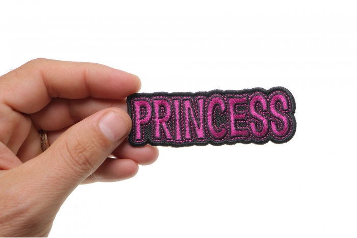 Princess Patch shown on hand for size comparison