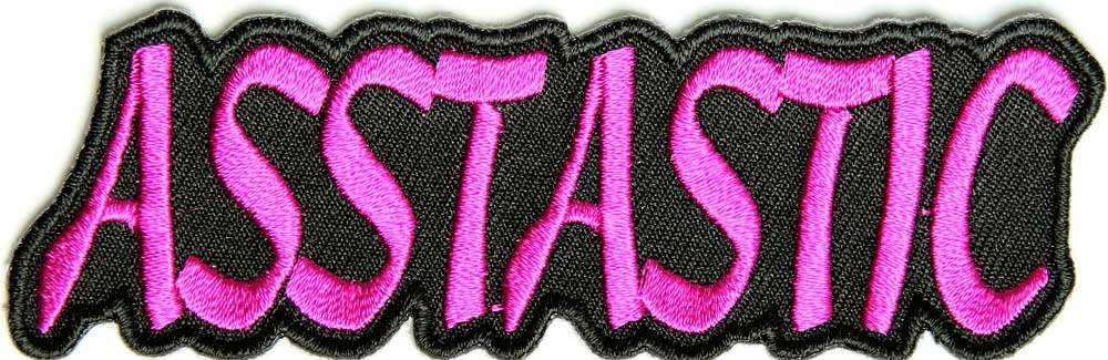 Asstastic Pink Funny Patch