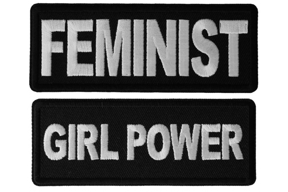 Feminist Girl Power Iron on Patch Set