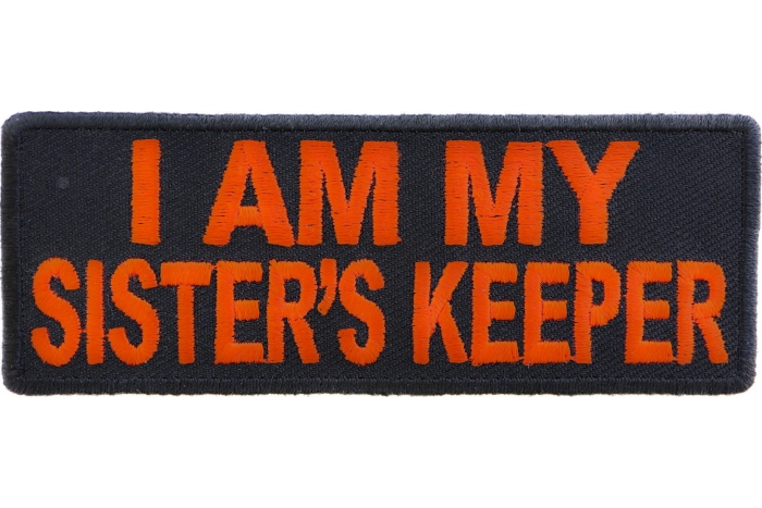 I am my Sister's Keeper Patch in Orange
