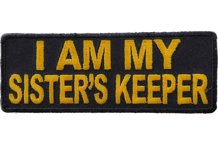 I am my Sister's Keeper Patch in Yellow