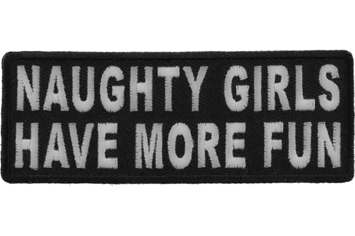 Naughty Girls Have More Fun Patch