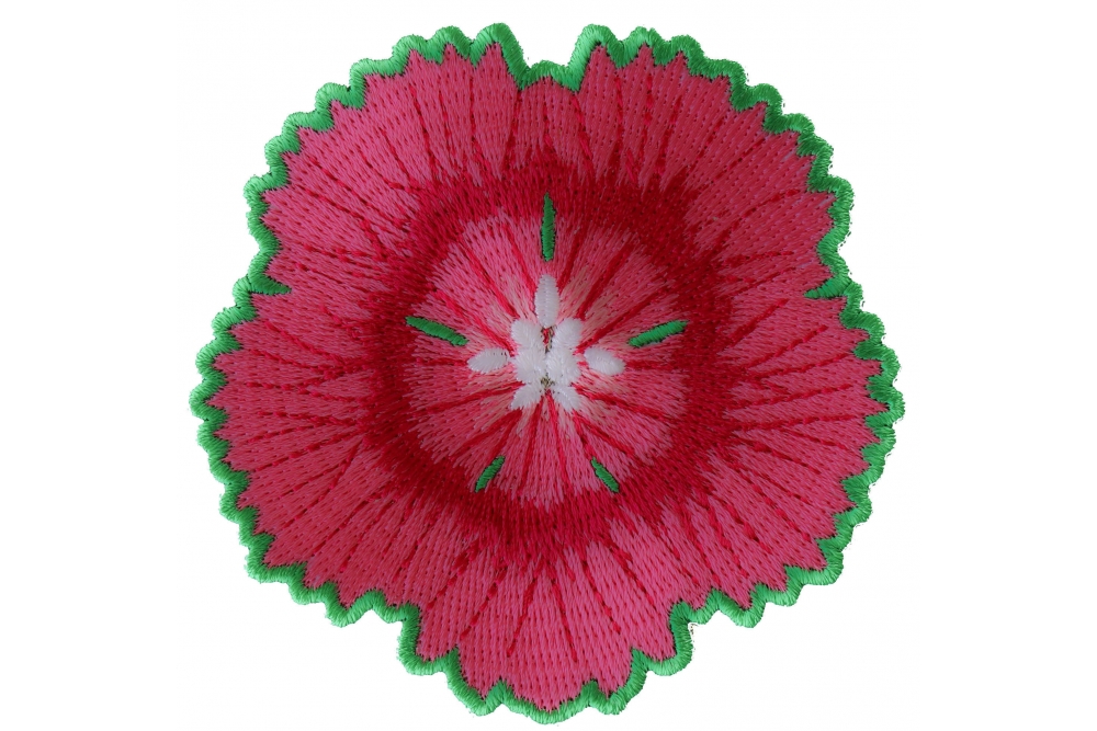 Pink and Green Flower Patch by Ivamis Patches