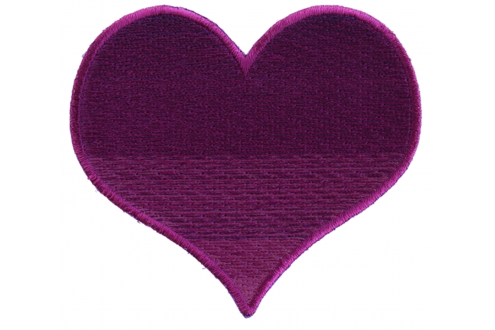 Pink Heart Iron on Patch