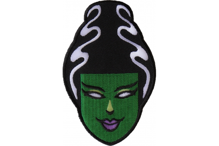 Lady in Green Iron on Patch