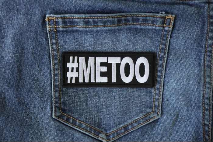 MeToo Patch shown on jeans