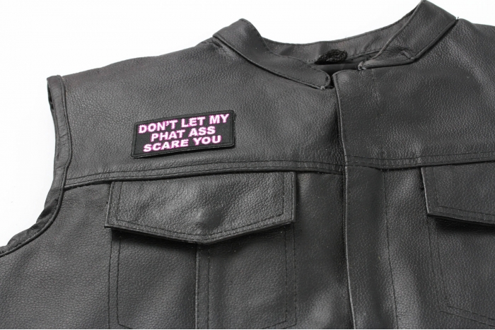  shown on leather vest