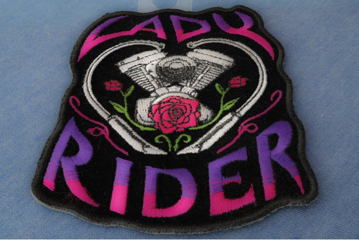 Lady Rider Path with Engine Roses diagonal view