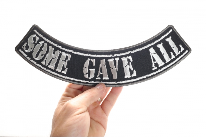 Large Rocker Patches Some Gave All Large Lower Rocker Patch | US POW MIA Military Veteran ...