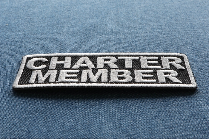 Charter Member Patch diagonal view