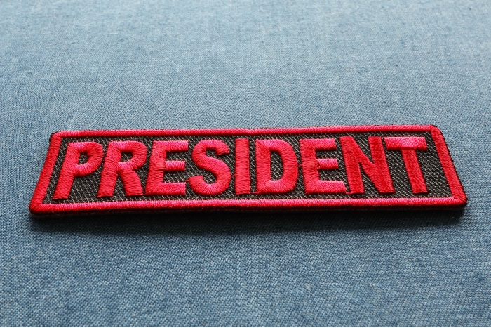 President Patch diagonal view