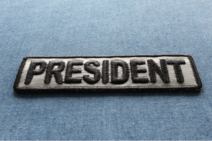 President Patch diagonal view