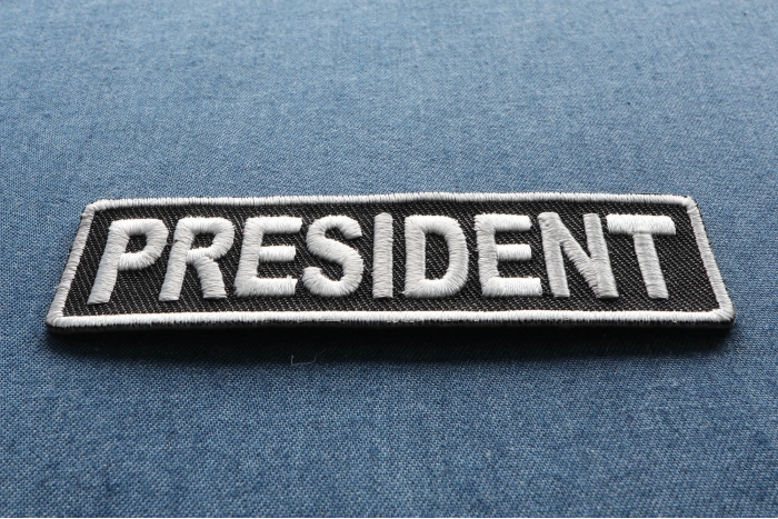 President Patch diagonal view