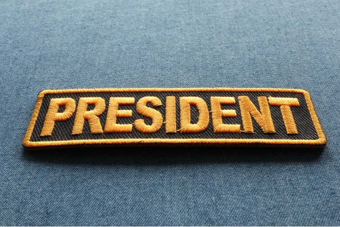 President Patch diagonal view
