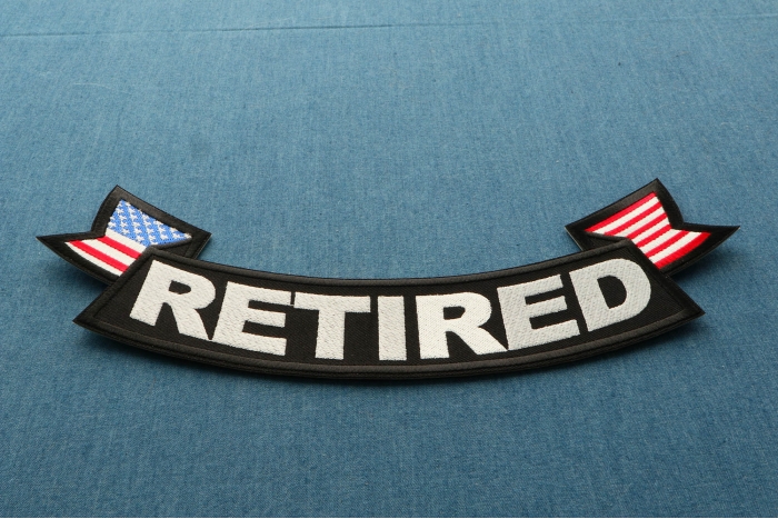 Retired Patch diagonal view