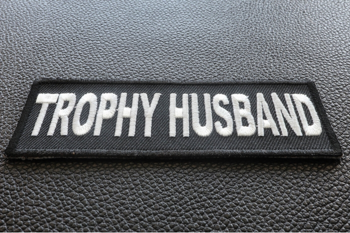 Trophy Husband Patch diagonal view