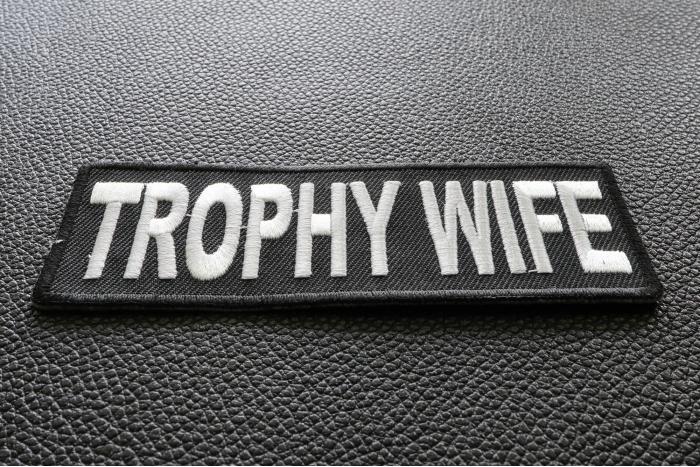 Trophy Wife Patch diagonal view