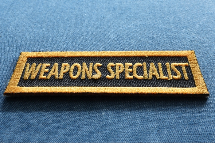 Weapons Specialist Patch diagonal view