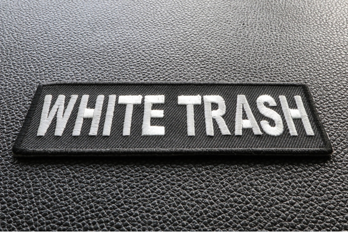 White Trash Patch diagonal view