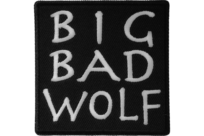 Big Bad Wolf Funny Iron on Patch