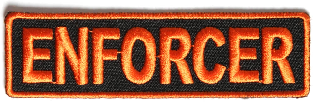 Enforcer Patch 3.5 Inch Orange