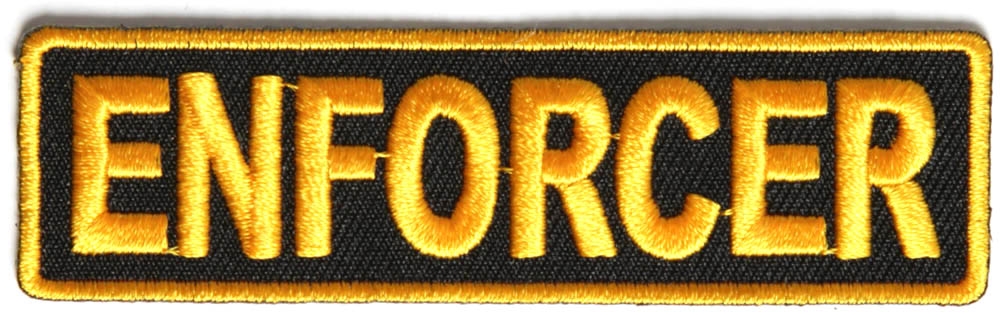 Enforcer Patch 3.5 Inch Yellow