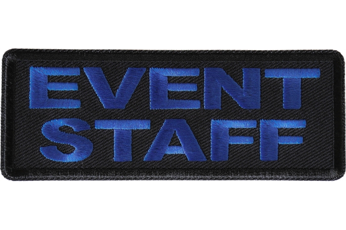 Event Staff Patch Blue