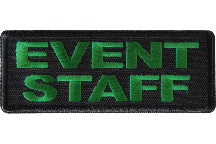 Event Staff Patch Green