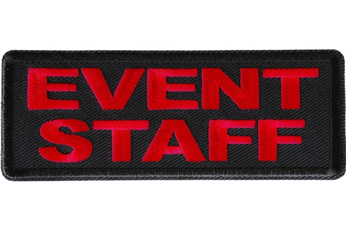Event Staff Patch Red