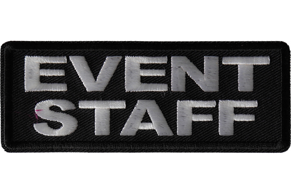 Event Staff Patch White