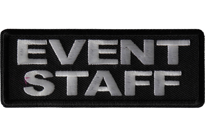 Event Staff Patch White