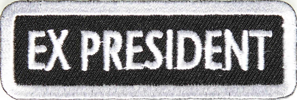 Ex President Patch White