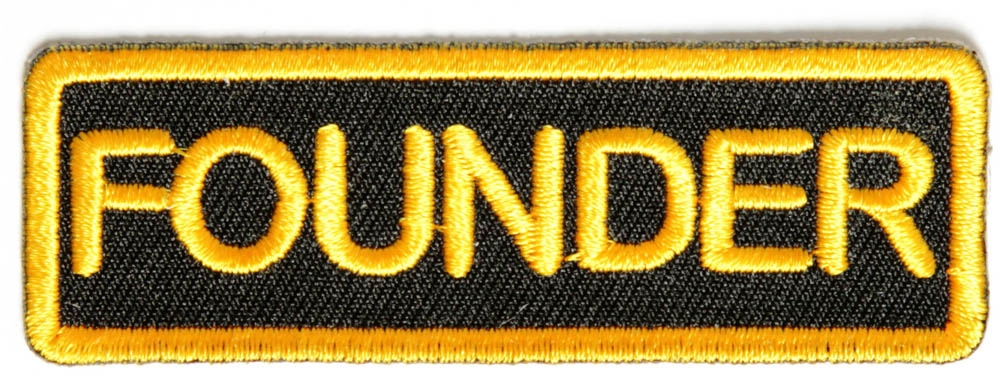 Founder Patch In Yellow