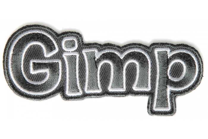 Gimp Funny Iron on Patch