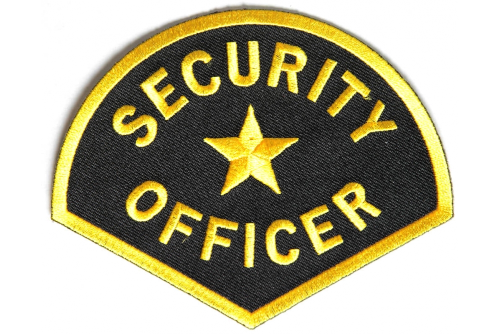 Medium Size Security Officer Shoulder Patch