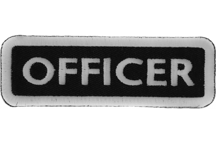 Officer Name Tag Patch