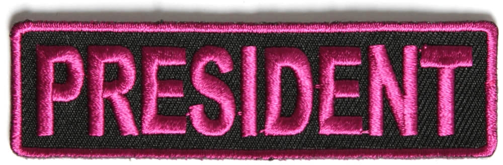 President Patch 3.5 Inch Pink