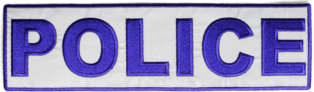 Reflective Police Patch